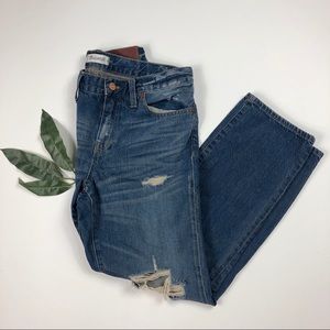 Madewell Distressed Denim BoyJean Size 29